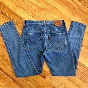 Levi's 721 High Rise Skinny Jeans Medium Wash 26